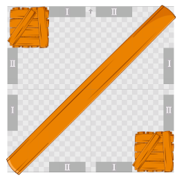 Example Tile with two seperated areas.